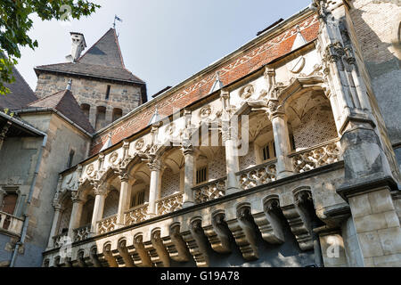 Burg Vajdahunyad in Budapest, Ungarn Stockfoto