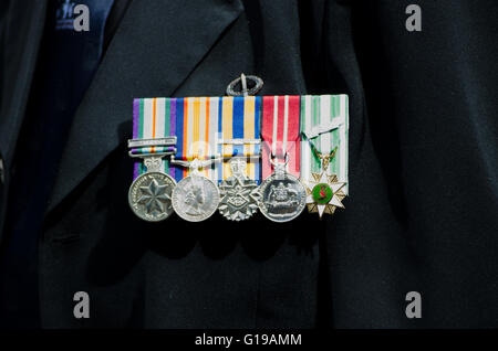 Sydney, Australien: Kampf um Australien Gedenken Service im Kenotaph in Martin Place, Sydney am 2. September 2015 statt. Stockfoto