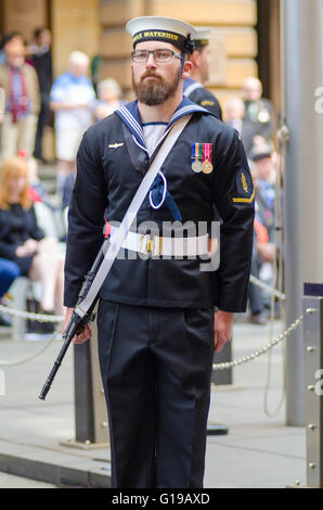 Sydney, Australien: Kampf um Australien Gedenken Service im Kenotaph in Martin Place, Sydney am 2. September 2015 statt. Stockfoto