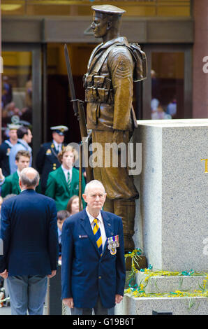 Sydney, Australien: Kampf um Australien Gedenken Service im Kenotaph in Martin Place, Sydney am 2. September 2015 statt. Stockfoto