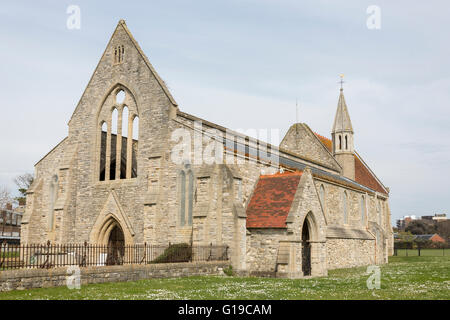 Die königliche Garnison-Kirche Portsmouth. Stockfoto