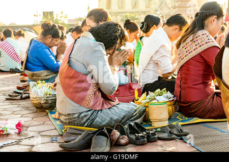 Das Lunag-Festival in Vientiane, Laos Stockfoto