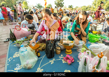 Das Lunag-Festival in Vientiane, Laos Stockfoto