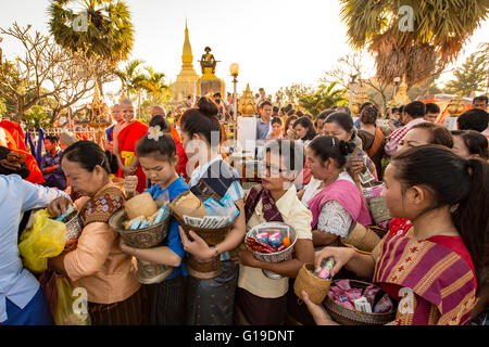 Das Lunag-Festival in Vientiane, Laos Stockfoto