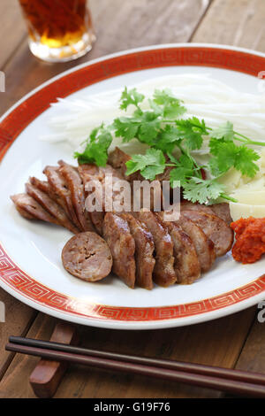 hausgemachte Xiang Chang, Taiwan süße Wurst Stockfoto