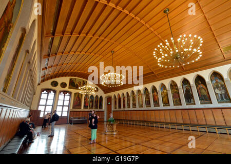 Kaisersaal, Kaiser Saal, Rathaus Römer, Frankfurt am Main, Hessen, Deutschland / Römer Stockfoto