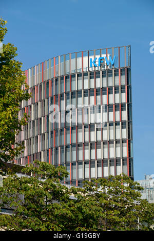 KFW, Kreditanstalt Pelz Förderinstitut, Zeppelinallee, Frankfurt Am Main, Hessen, Deutschland Stockfoto