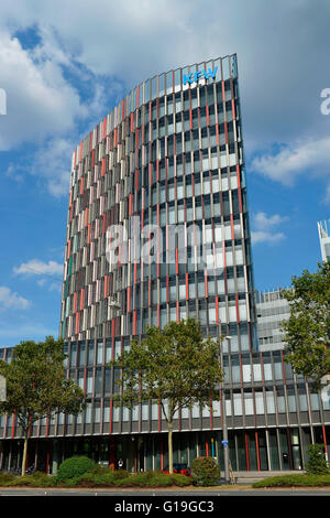 KFW, Kreditanstalt Pelz Förderinstitut, Zeppelinallee, Frankfurt Am Main, Hessen, Deutschland Stockfoto