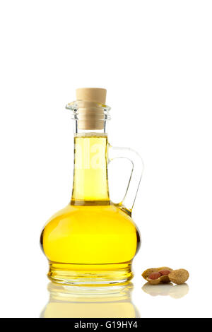 Erdnuss-Öl Stockfoto