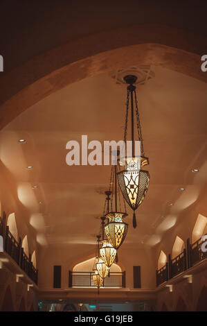 Lampe im orientalischen Stil Stockfoto