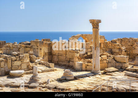 Ruinen des antiken Kourion. Distrikt Limassol. Zypern Stockfoto