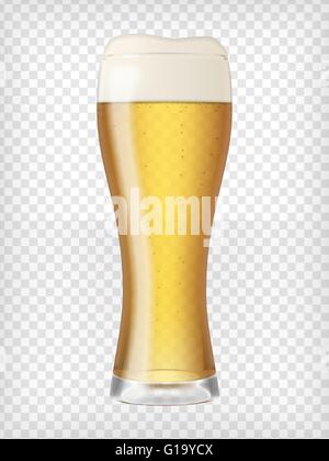 Realistische Becher mit Bier Stock Vektor