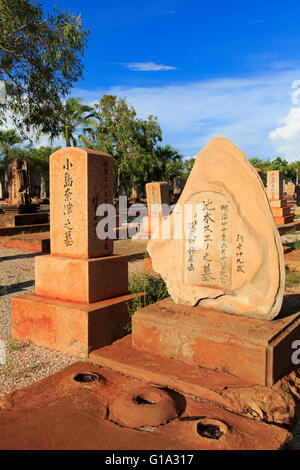 Japanische Perle Taucher Friedhof, Broome, Western Australia, Australia Stockfoto