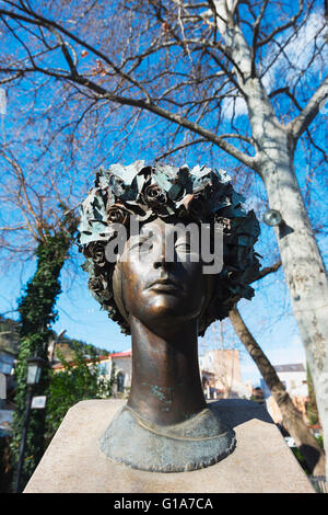 Eurasien, Kaukasus, Georgien, Tiflis, Statue des Sofiko Chiaureli eine georgische Schauspielerin Stockfoto