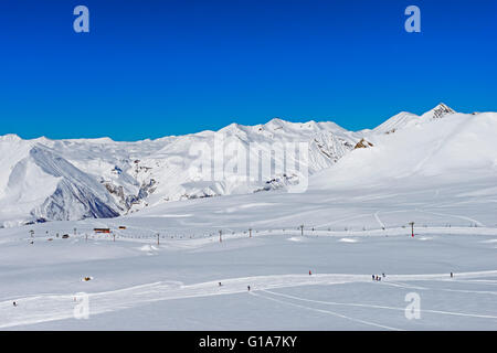 Eurasien, Kaukasus, Georgien, Skigebiet Gudauri Stockfoto