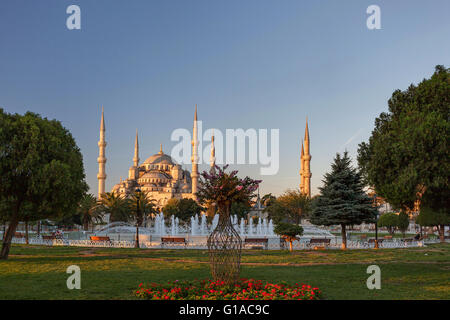 Blaue Moschee (Sultan Ahmet) Türkei Stockfoto