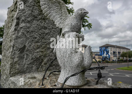 H-Block-Denkmal. Derry Londonderry. Nordirland. VEREINIGTES KÖNIGREICH. Europa Stockfoto
