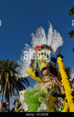 Fasching-Karneval in Puerto De La Cruz, Teneriffa. Spanien. Stockfoto