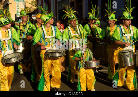 Fasching-Karneval in Puerto De La Cruz, Teneriffa. Spanien. Stockfoto