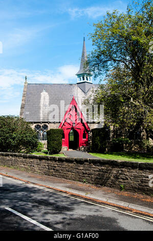 St. Marks ist eine schöne kleine Landkirche im Herzen der Stadt Dorf Dunham. Stockfoto