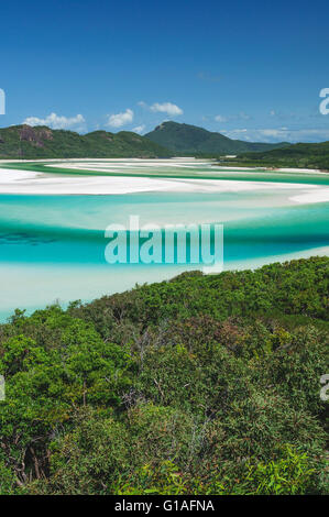 Whitehaven Beach in den Whitsundays, Australien Stockfoto