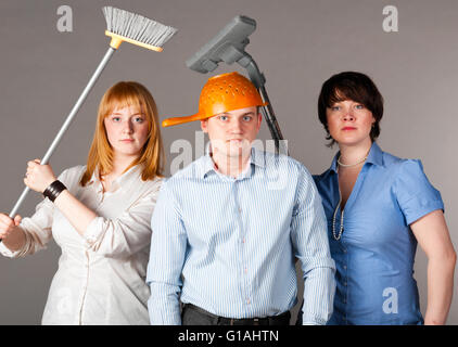 Business-trio Stockfoto