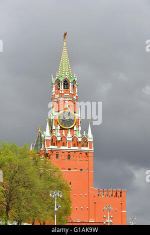 Spasski Turm des Moskauer Kreml Stockfoto