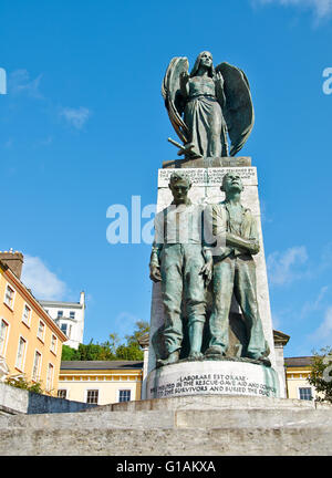 Am Eingang zum Fensterflügel Square ist das Lusitania-Denkmal von Jerome Connor entworfen wurde Stockfoto