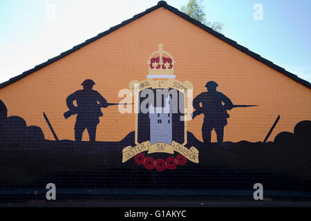 Evangelische Gemeinde auf Shankill Road-Bereich von Belfast, Nordirland, Vereinigtes Königreich Stockfoto