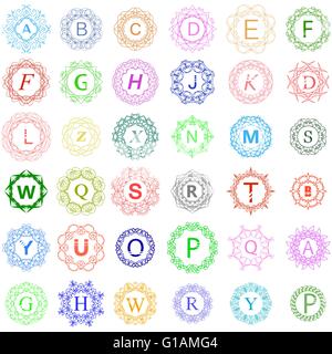 Einfachen Monogramm Design-Vorlage Stock Vektor