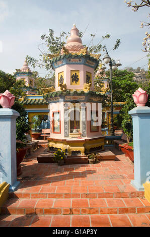 Chua Tay eine Pagode, Chau Doc, Vietnam Stockfoto