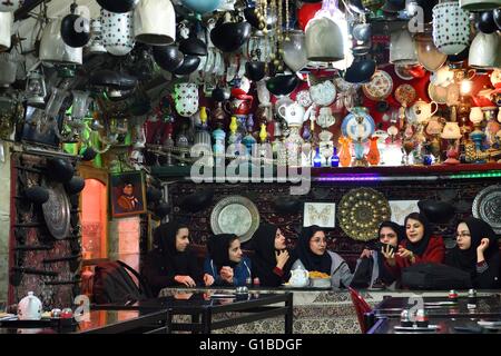 Iran, Provinz Isfahan, Isfahan, Chai Khaneh Azadegan Tea House und restaurant Stockfoto