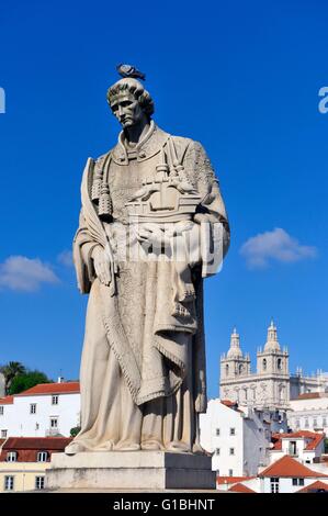 Portugal, Lissabon, Alfama Bereich Belvedere Portas do Sol Stockfoto