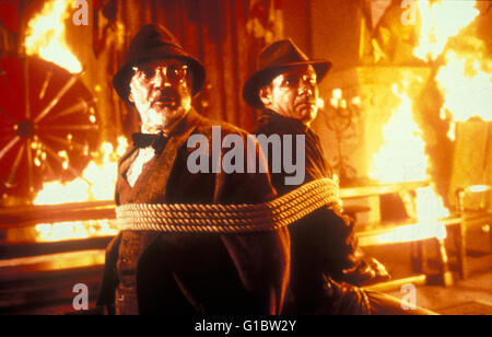 Indiana Jones Und der Letzte Kreuzzug / Sean Connery / Harrison Ford, Stockfoto