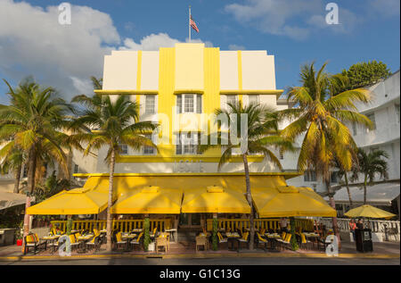 LESLIE HOTEL (© ALBERT ANIS 1937) OCEAN DRIVE SOUTH BEACH MIAMI BEACH FLORIDA USA Stockfoto