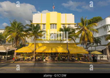 LESLIE HOTEL (© ALBERT ANIS 1937) OCEAN DRIVE SOUTH BEACH MIAMI BEACH FLORIDA USA Stockfoto