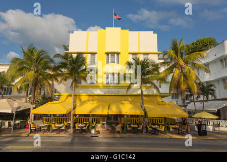 LESLIE HOTEL (© ALBERT ANIS 1937) OCEAN DRIVE SOUTH BEACH MIAMI BEACH FLORIDA USA Stockfoto