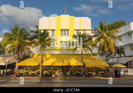 LESLIE HOTEL (© ALBERT ANIS 1937) OCEAN DRIVE SOUTH BEACH MIAMI BEACH FLORIDA USA Stockfoto