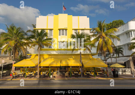 LESLIE HOTEL (© ALBERT ANIS 1937) OCEAN DRIVE SOUTH BEACH MIAMI BEACH FLORIDA USA Stockfoto