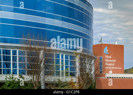 NEW ALBANY, INDIANA, USA - 10. April 2016: Floyd Memorial Hospital und Gesundheit Dienstleistungen New Albany Indiana. Stockfoto