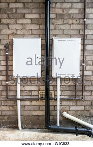 Außen Gaszähler Stockfotografie - Alamy