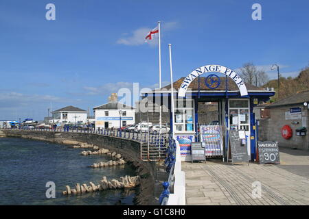 Swanage Pier, Isle of Purbeck, Dorset, England, Großbritannien, Vereinigtes Königreich, UK, Europa Stockfoto