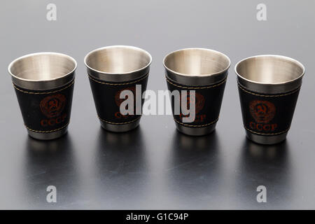 Metall-Aufnahmen der Sowjetunion Stockfoto