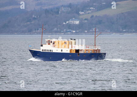 Glen Etive, die majestätischen Linie jüngste Akquisition, Pässe Cloch Point auf den Firth of Clyde. Stockfoto