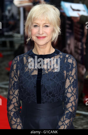 11. April 2016 - Dame Helen Mirren Teilnahme an Auge in der Sky UK Premiere beim Curzon, Mayfair in London, Vereinigtes Königreich. Stockfoto