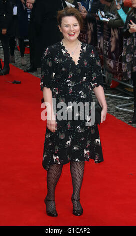 11. April 2016 - Monica Dolan Teilnahme an Auge in der Sky UK Premiere beim Curzon, Mayfair in London, Vereinigtes Königreich. Stockfoto