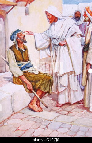 Jesus heilt die blinden Stockfoto, Bild 56756653 Alamy