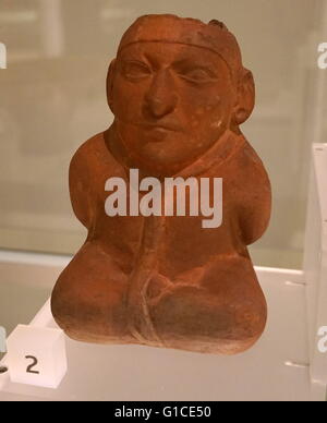 Einzelpersonen mit Gesichts Verstümmelung aus Peru. 600 n. Chr. datiert Stockfoto