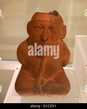 Einzelpersonen mit Gesichts Verstümmelung aus Peru. 600 n. Chr. datiert Stockfoto