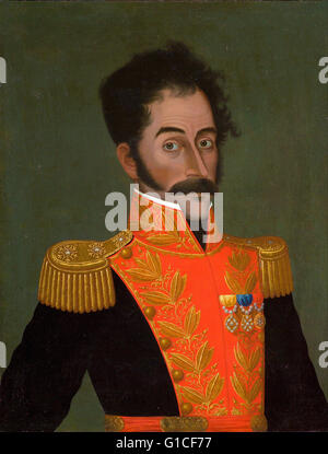 José Gil de Castro - Simón Bolívar - Museo de Arte de Lima Stockfoto
